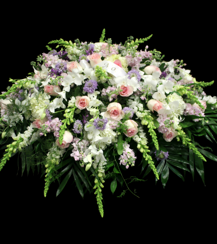 Pastel Casket Spray