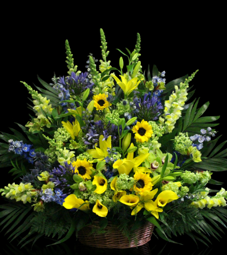 Sapphire Citrus Sympathy Basket