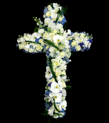 Sapphire Elegance Sympathy Cross