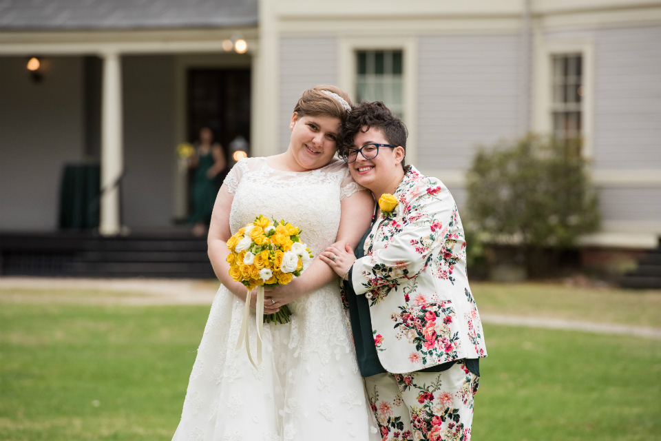 Elise & Dani's Spring Wedding at the Lyman Estate