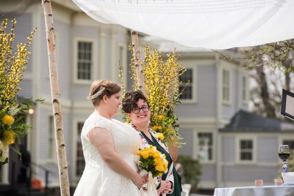 Beautiful lesbian wedding