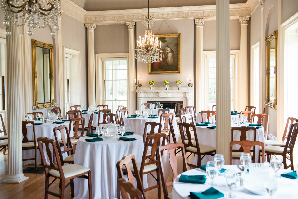 Wedding reception at the Lyman Estate