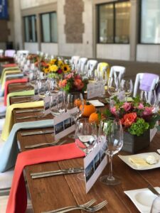 Centerpiece flowers at the SKAL Boston September Meeting