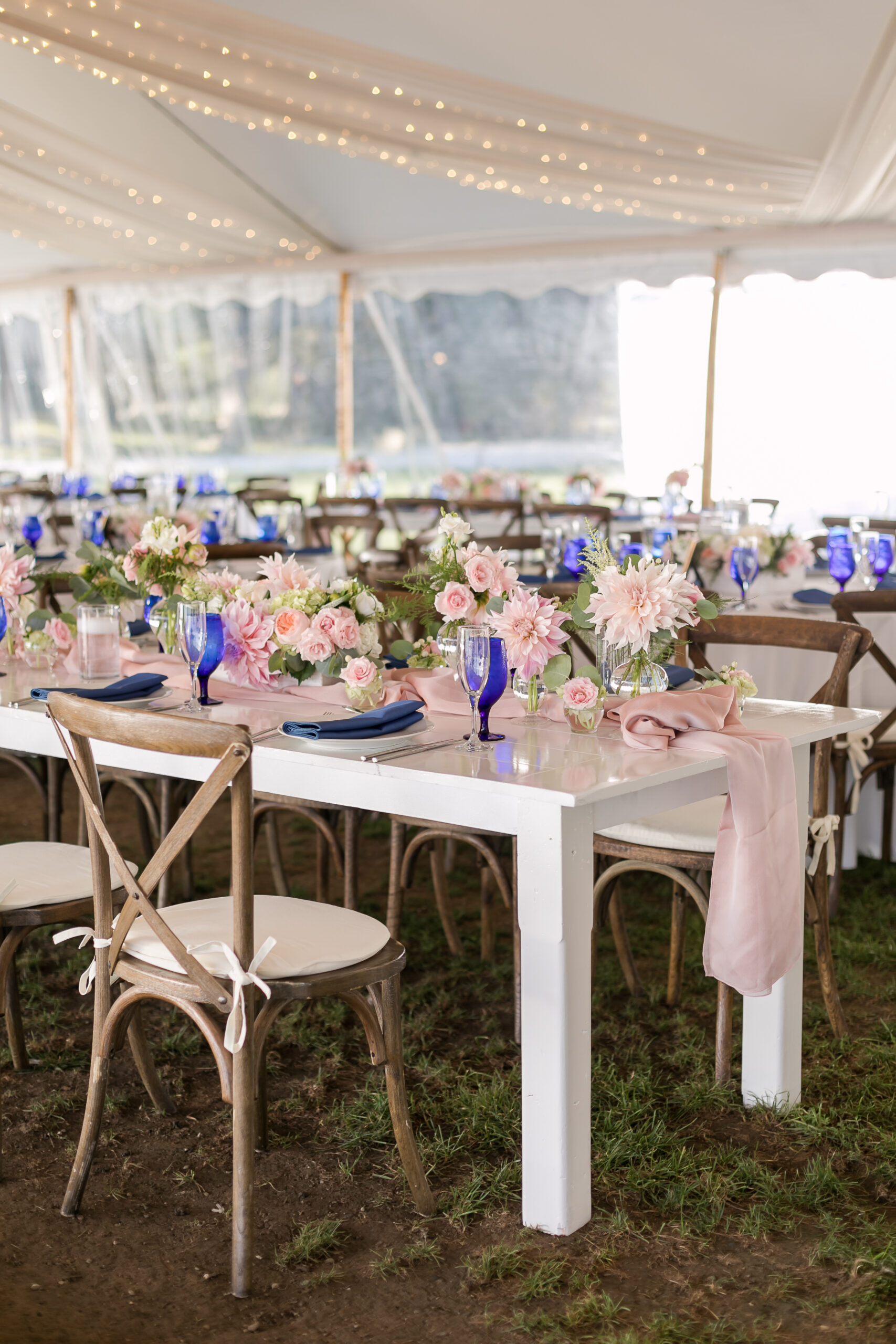 Mount Hope Farm wedding reception