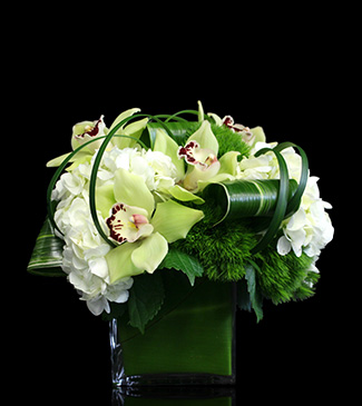classic white floral arrangement by Stapleton Floral Design