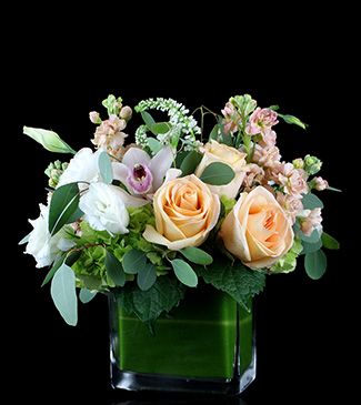 seasonal flowers with peach flowers perfect for spring 