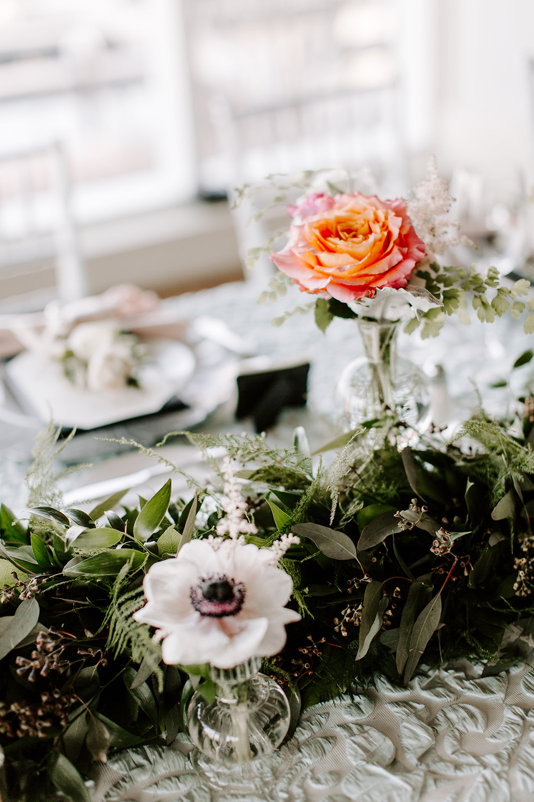 Decor of a Wedding Restaurant in Maroon Color with Flowers Stock Image -  Image of white, people: 110047309