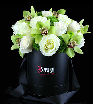 Stapleton Floral Exclusive Hat Box Floral Arrangement