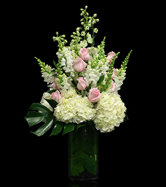 Blanc Pastel Pink Sympathy Vase