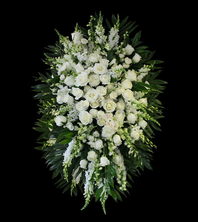 Blanc Rose Sympathy Spray