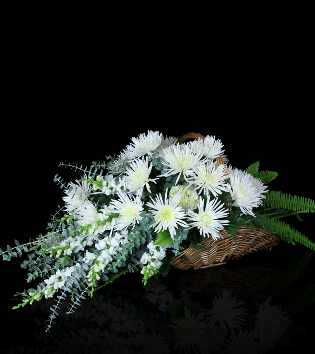 Blanc Fireside Basket